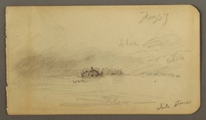 Wooded Shore in Fog, possibly 1878