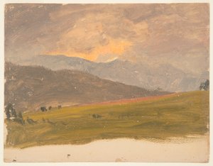 Landscape, Hudson Valley by Frederic Edwin Church