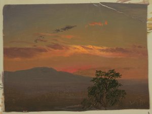 Landscape at Sunset, Hudson, N.Y.
