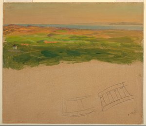 Landscape, near Syria or Greece by Frederic Edwin Church