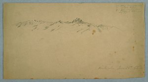 Mount Pichincha from Chillo, Ecuador by Frederic Edwin Church