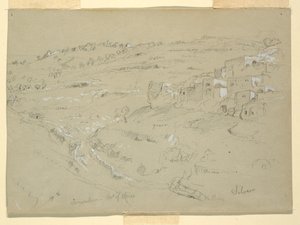 Mount of Olives, Bethany, Siloam, and Jerusalem, Palestine by Frederic Edwin Church