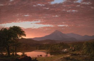 Mt. Ktaadn by Frederic Edwin Church