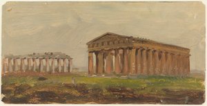 Paestum, Temple of Neptune by Frederic Edwin Church