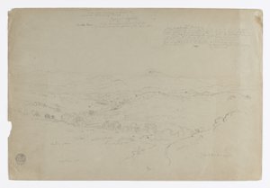 Study of Landscape with Mount Puresé by Frederic Edwin Church