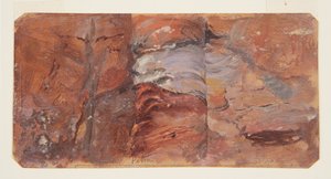 Study of Rocks, Petra by Frederic Edwin Church