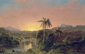 Sunset in Ecuador