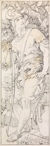 Courage for the Chapel of the Ascension by Frederic James Shields