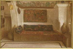 A House at Lindos, Rhodes by Frederic Leighton