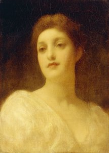 The Head of a Girl by Frederic Leighton