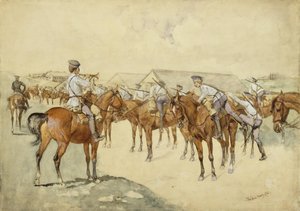 A Call to Arms by Frederic Remington