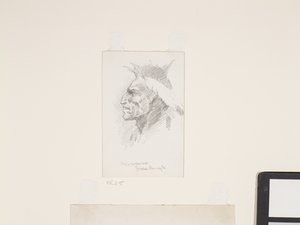 Indian Head, date unknown by Frederic Remington