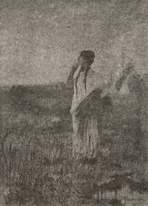 Like a Ghost that Goes at Sunrise, He Beheld a Maiden Walking, from The Song of Hiawatha by Henry Wadsworth Longfellow, pub. by George G. Harrap and Company Ltd., 1911