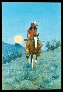The Outlier, 1909 by Frederic Remington