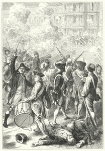 Storming of the Tuileries Palace by the sans-culottes by Frederic Theodore (after) Lix
