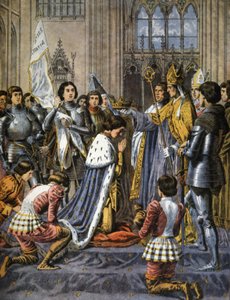 Coronation of Charles VII of France in Reims, c.1900