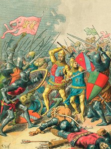 King John at the battle of Poitiers