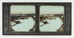 Winter, Niagara Falls, Table Rock, Canada Side by Frederic and William Langenheim