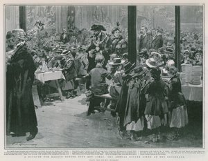 A banquet for Ragged School Boys and Girls by Frederic de Haenen