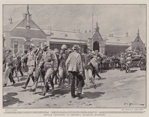 British Prisoners at Pretoria changing Quarters by Frederic de Haenen