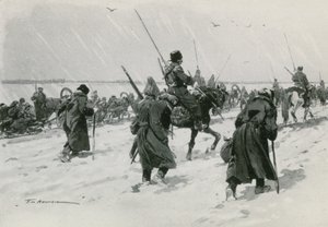Convoy of Prisoners on Foot by Frederic de Haenen