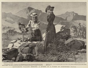 Honouring Fallen Heroes, A Scene in a Farm in Northern Natal by Frederic de Haenen