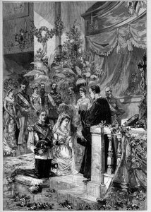 Lutheran marriage of Prince Gustave of Suede (Oscar Gustaf Adolf)