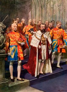 Officers of the Heralds College, Coronation Ceremony by Frederic de Haenen