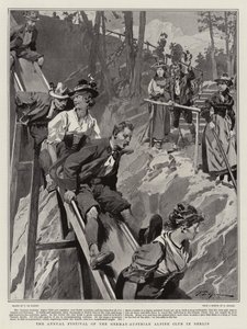The Annual Festival of the German-Austrian Alpine Club in Berlin by Frederic de Haenen