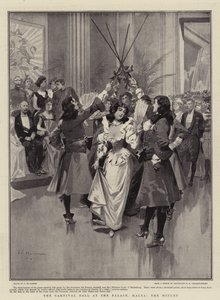 The Carnival Ball at the Palace, Malta, the Minuet by Frederic de Haenen