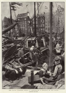 The Royal Wedding Fetes in Amsterdam, a Holiday in the Docks by Frederic de Haenen