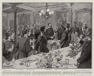 The Visit of the Prince of Wales to Berlin, the Kaiser