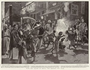 With the Allies in China, the Chinese New Year