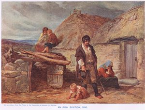 An Irish Eviction, Illustration from Cassell