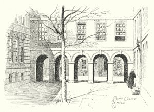Pump Court, Temple by Frederick Adcock