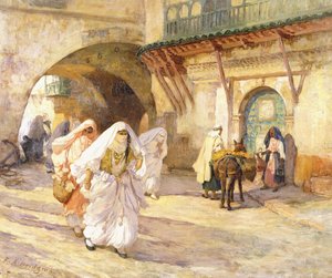 Arab Women in a Street
