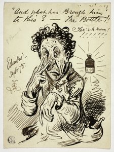 And What has Brought Him to This?-The Bottle!! by Frederick Barnard