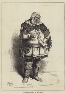 Mr Phelps as Falstaff, at the Gaiety Theatre by Frederick Barnard