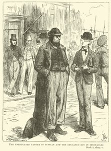 The Uneducated Father in Fustian and the Educated Boy in Spectacles