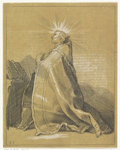 Kneeling Saint in Prayer by Frederick Bloemaert