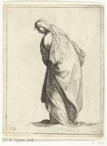 Walking Woman (15 Small Figures) by Frederick Bloemaert