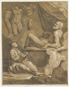 Title Page for: Abraham Bloemaert, Original and Famous Artistic Drawing Book. Part 1 by Frederick Bloemaert