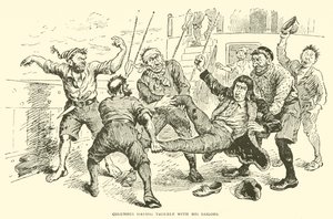 Columbus having trouble with his sailors