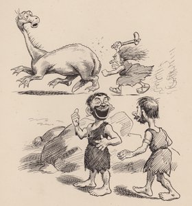 Our Antediluvian Ancestors by F Opper: Number Eight by Frederick Burr Opper