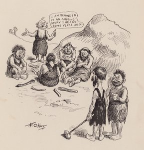 Our Antediluvian Ancestors: Number Forty Nine by Frederick Burr Opper