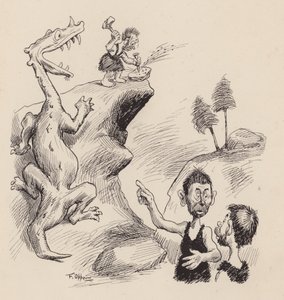 Our Antediluvian Ancestors by F Opper: Number Four by Frederick Burr Opper