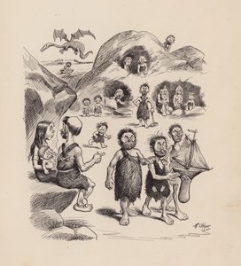 Our Antediluvian Ancestors: Number One by Frederick Burr Opper
