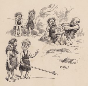 Our Antediluvian Ancestors by F Opper: Number Seven by Frederick Burr Opper