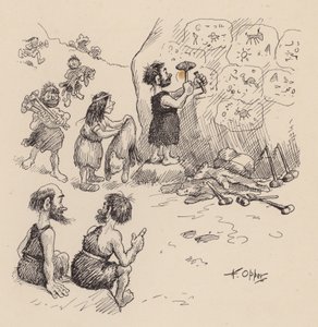 Our Antediluvian Ancestors by F Opper: Number Six by Frederick Burr Opper