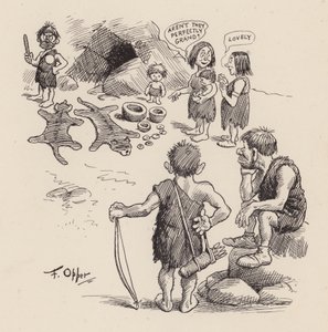 Our Antediluvian Ancestors: Number Sixteen by Frederick Burr Opper